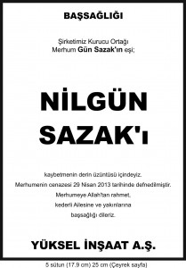 Nilgün-Sazak-başsağlığı-ilanı-yüksel-inşaat